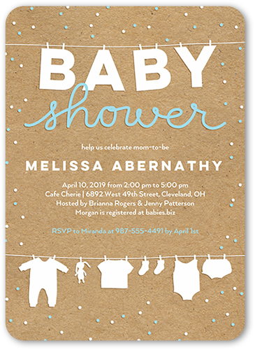 invitation design for baby shower