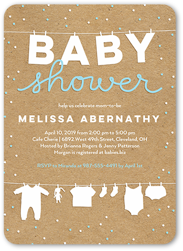 creative baby shower invitation cards