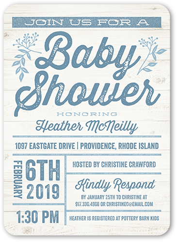 shutterfly baby boy shower invitations