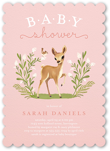 Deer girl 2024 baby shower