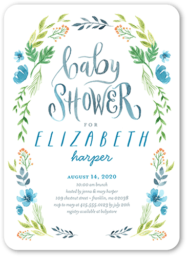 shutterfly baby boy shower invitations