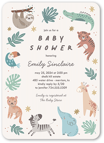 Shutterfly baby shower invitations hot sale girl