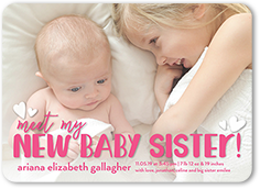 Sibling Birth Announcements Shutterfly