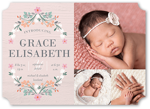 baby introduction cards