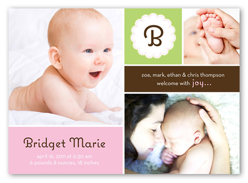 shutterfly baby announcements