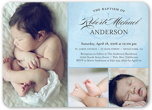 boy baptism invitations