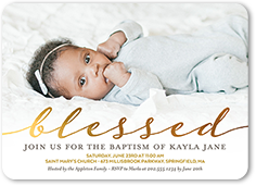 baby baptism invitations