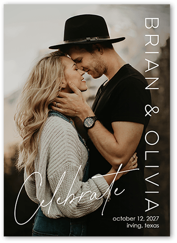 Elegant Photo Invitations