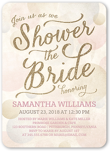 Bridal Shower Invitations and the Considerations