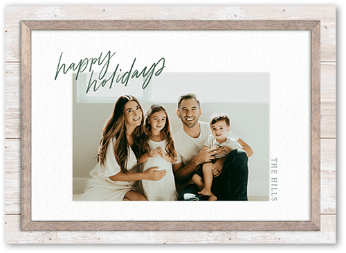 Handwritten Holiday Card, Grey, 5x7 Flat, Holiday, Standard Smooth Cardstock, Square