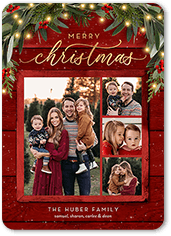 Custom Christmas & Holiday Cards, 5x7 Cardstock, Blank Envelope, Earth  Glistens