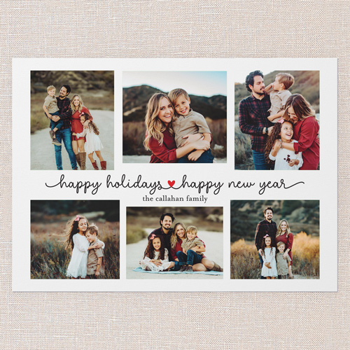 Cherished Start Holiday Card, White, 5x7 Flat, Holiday, Standard Smooth Cardstock, Square, White
