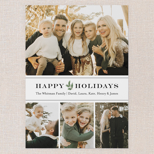 Family Tradition Holiday Card, White, 5x7 Flat, Holiday, Standard Smooth Cardstock, Square, White