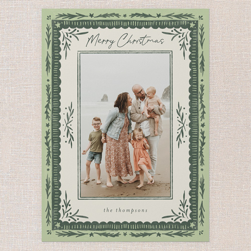 Custom Christmas Cards With Artistic Patterns