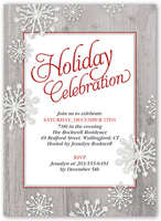 Grey Holiday Invitations & Holiday Party Invitations | Shutterfly