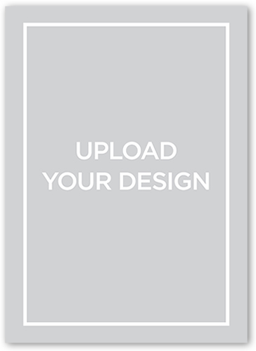 Upload Your Own Design Wedding Announcement, White, 100% Recycled Cardstock , Square