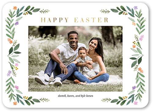 Loving Frame Easter Card, Rounded Corners