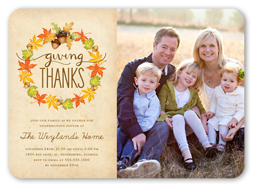 Thanksgiving Invites