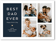 Details about   Fathers Day Card for Dad Personalised Daddy Father's Day Card from Son Daughter 