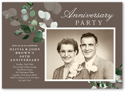 60th For Parents Anniversary Cards & Templates