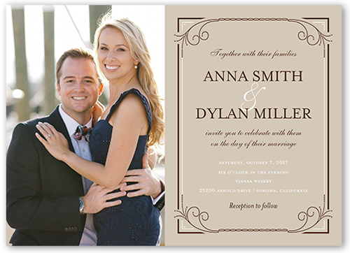 photo wedding invitations