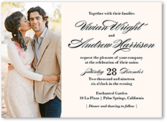 grandeur affair wedding invitation