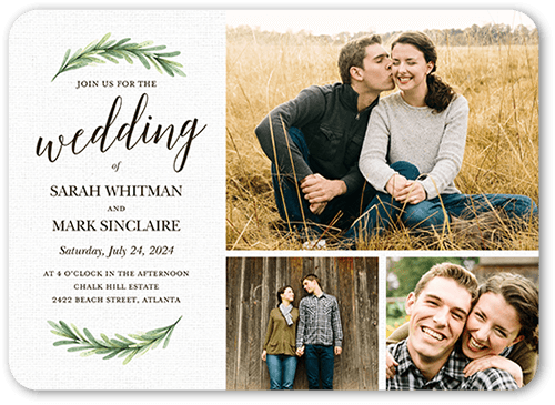 Greenery Invitations