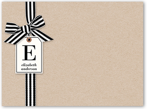 Striped Ribbon Notes 6x8 Thank You Cards Shutterfly