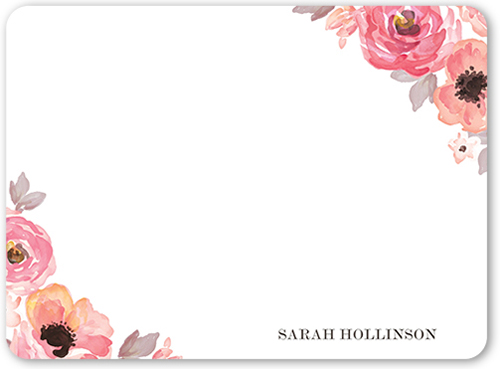Pretty Posies 6x8 Card Stationery Thank You Cards Shutterfly