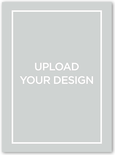 Upload Your Own Design Graduation Announcement, White, Signature Smooth Cardstock, Square