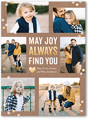 may joy find you holiday card