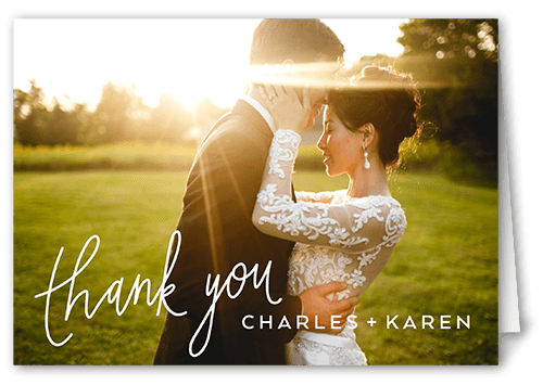 wedding thank you cards