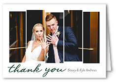 vision of thanks thank you card 3x5 folded