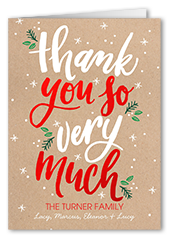 Christmas Thank You Cards Shutterfly Page 1