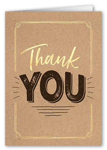 Big q Bash Thank You Card