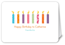 candle collection birthday card
