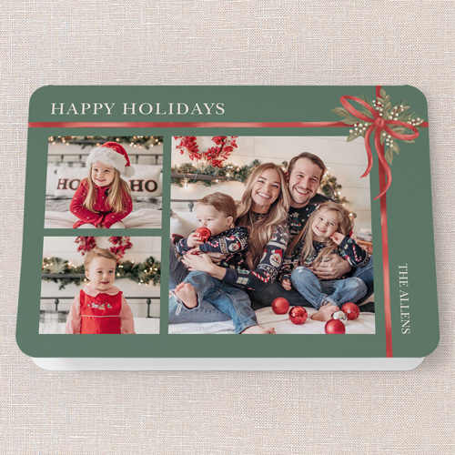 Holiday Cards With Ribbon Accents