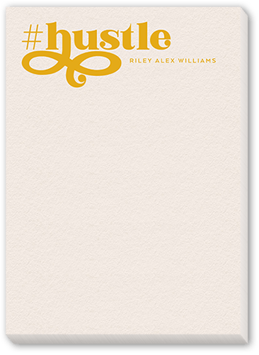 Hashtag Notes Notepad, Yellow, Matte