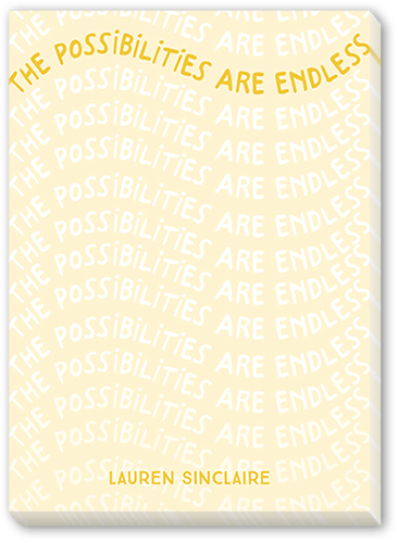 Endless Possibilities Notepad, Yellow, Matte