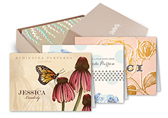 Personalized Notecards Note cards Stationery Stationary Shadow Letters –  Mayfly and Junebug Designs