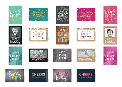 Birthday Cheer Mix & Match Stationery Set