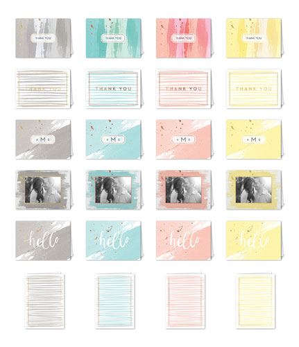Watercolor Wonder Mix & Match Stationery Set, -Multicolor
