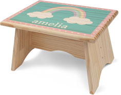 personalized baby stool