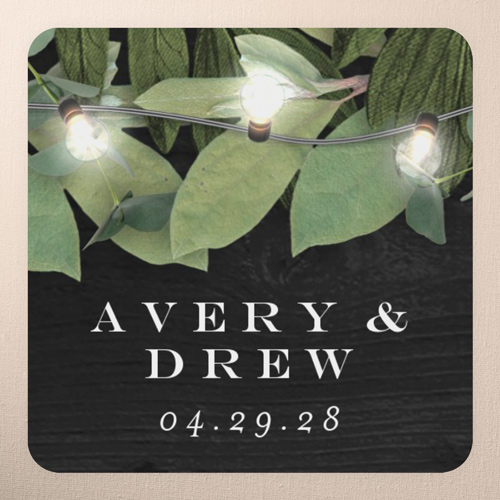 Lit Foliage Stickers, StickersBlack