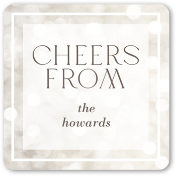 Bubbly Party Stickers, StickersAntique White