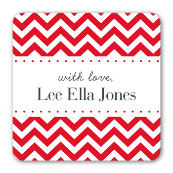 With Love Chevron Stickers