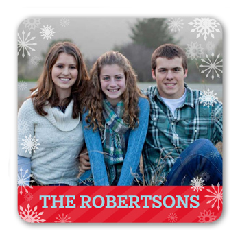 Snowflakes Galore Stickers, -Red-Stickers