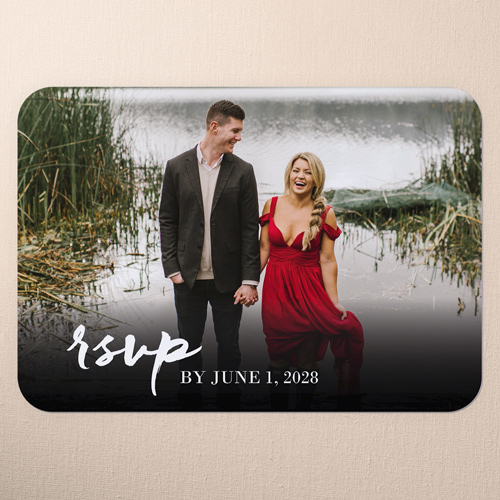 Cute Wedding RSVP Card
