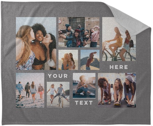 Gallery of Nine Sweatshirt Blanket, Sweatshirt, 50x60, Multicolor, multi