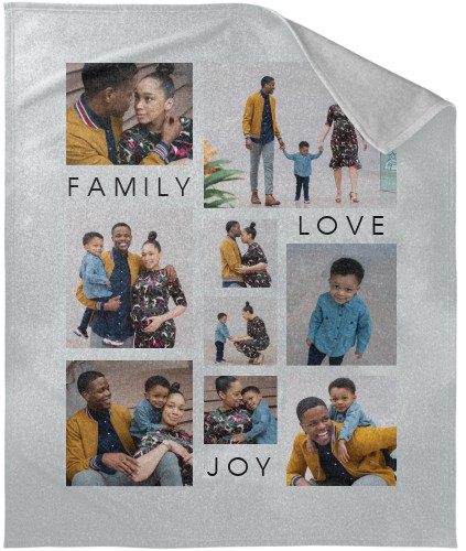 Gallery of Nine Portrait Sweatshirt Blanket, Sweatshirt, 50x60, Multicolor, multi